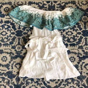 Mara Hoffman off the shoulder romper